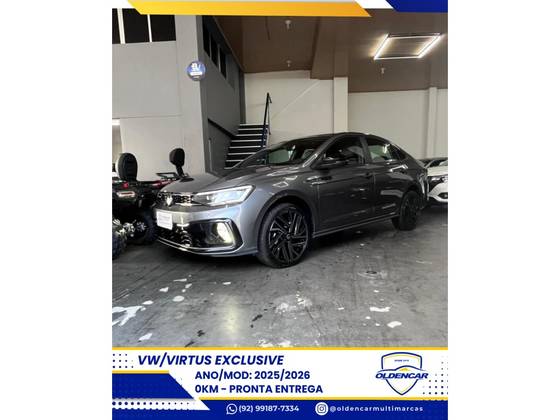 VOLKSWAGEN VIRTUS 1.4 250 TSI EXCLUSIVE AUTOMÁTICO
